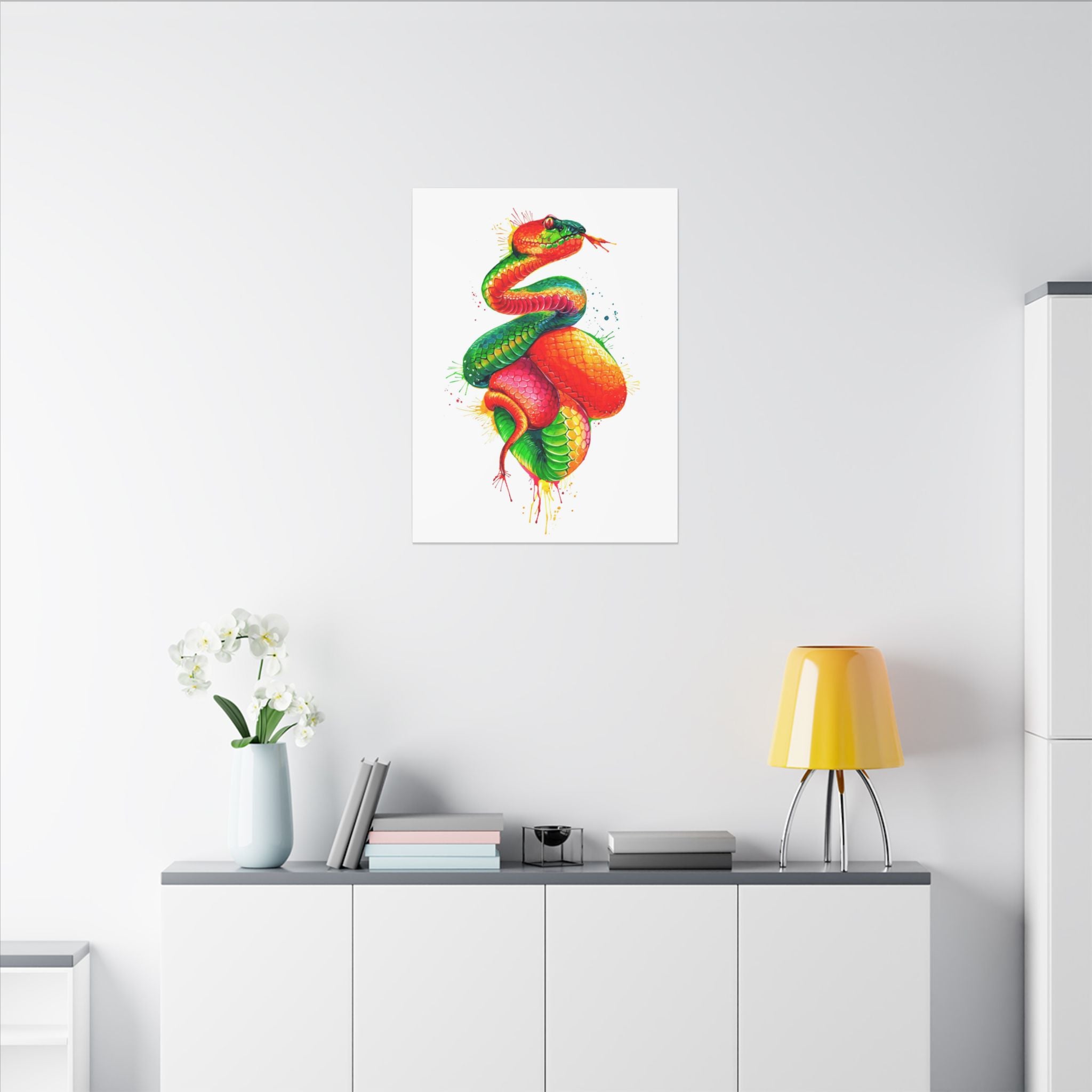 Serpent - Mystère élégant - Toile