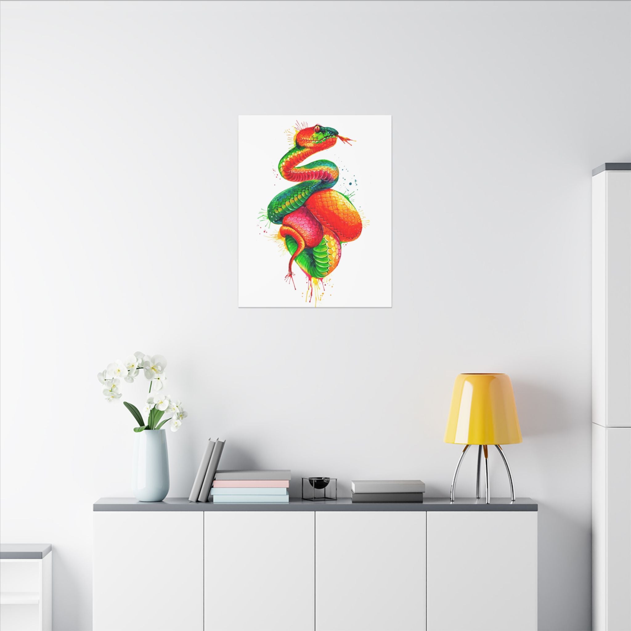 Serpent - Mystère élégant - Toile