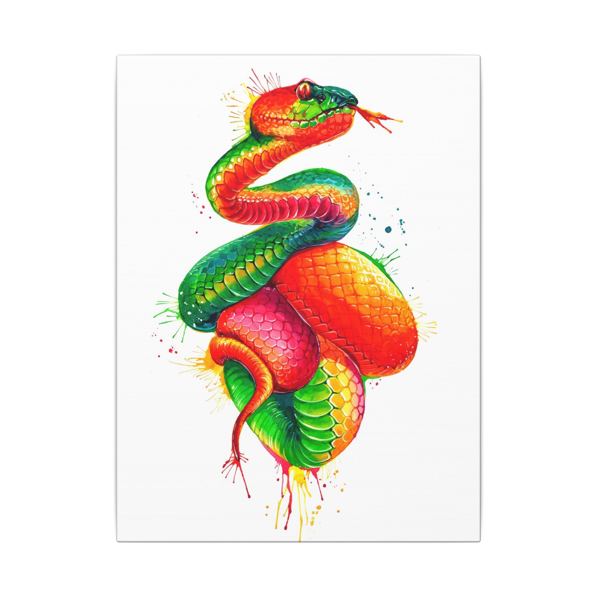 Serpent - Mystère élégant - Toile