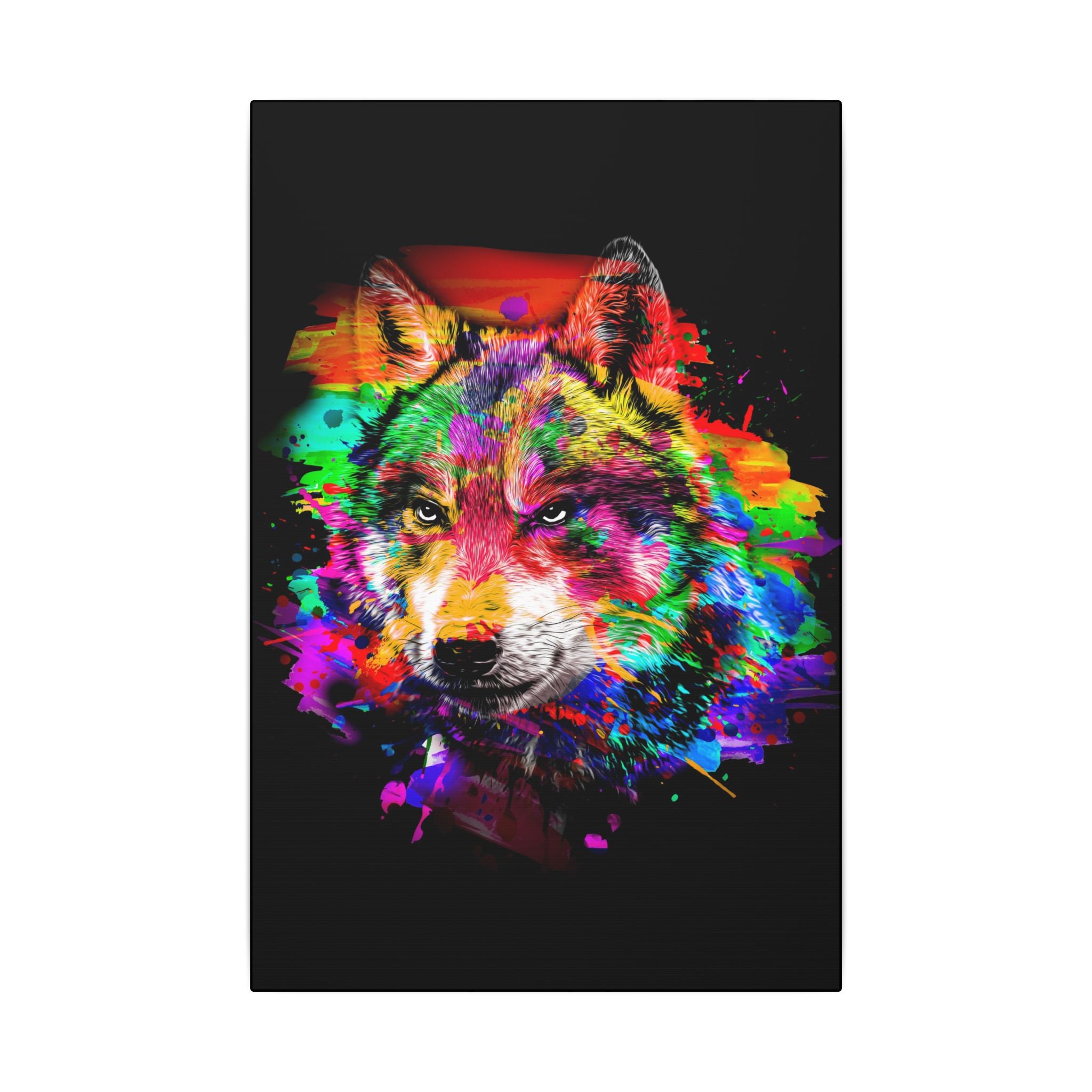 Loup - Esprit Lunaire - Toile